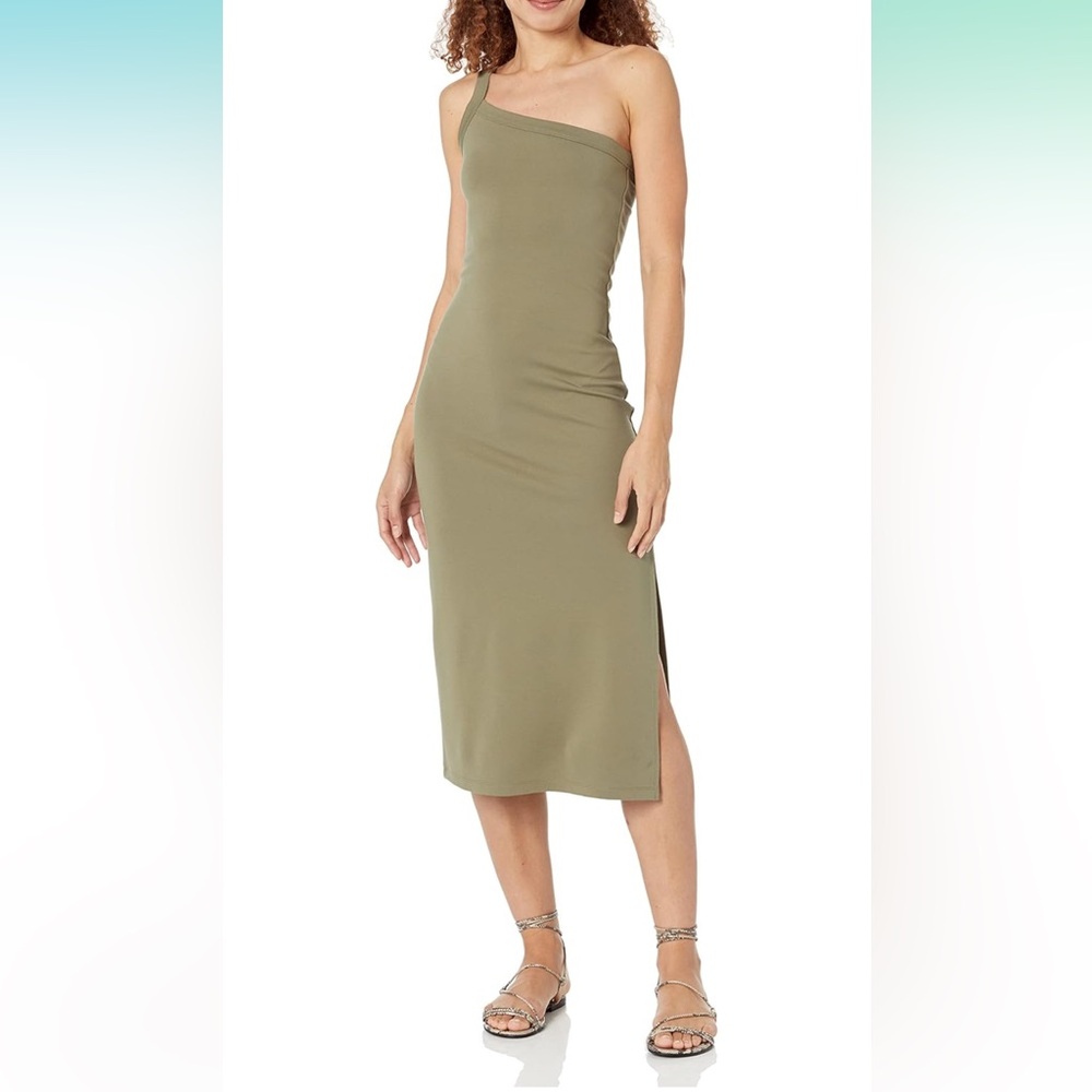 NWT The Drop Women's Aditi One-Shoulder Bodycon Knit Dress